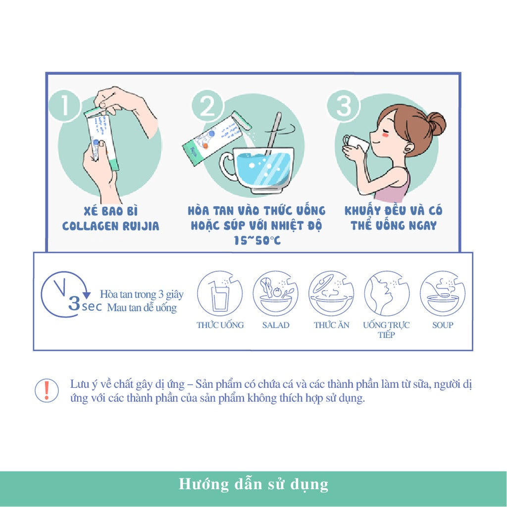 Bột Collagen Ceramide Dưỡng Ẩm(7 Ngày)