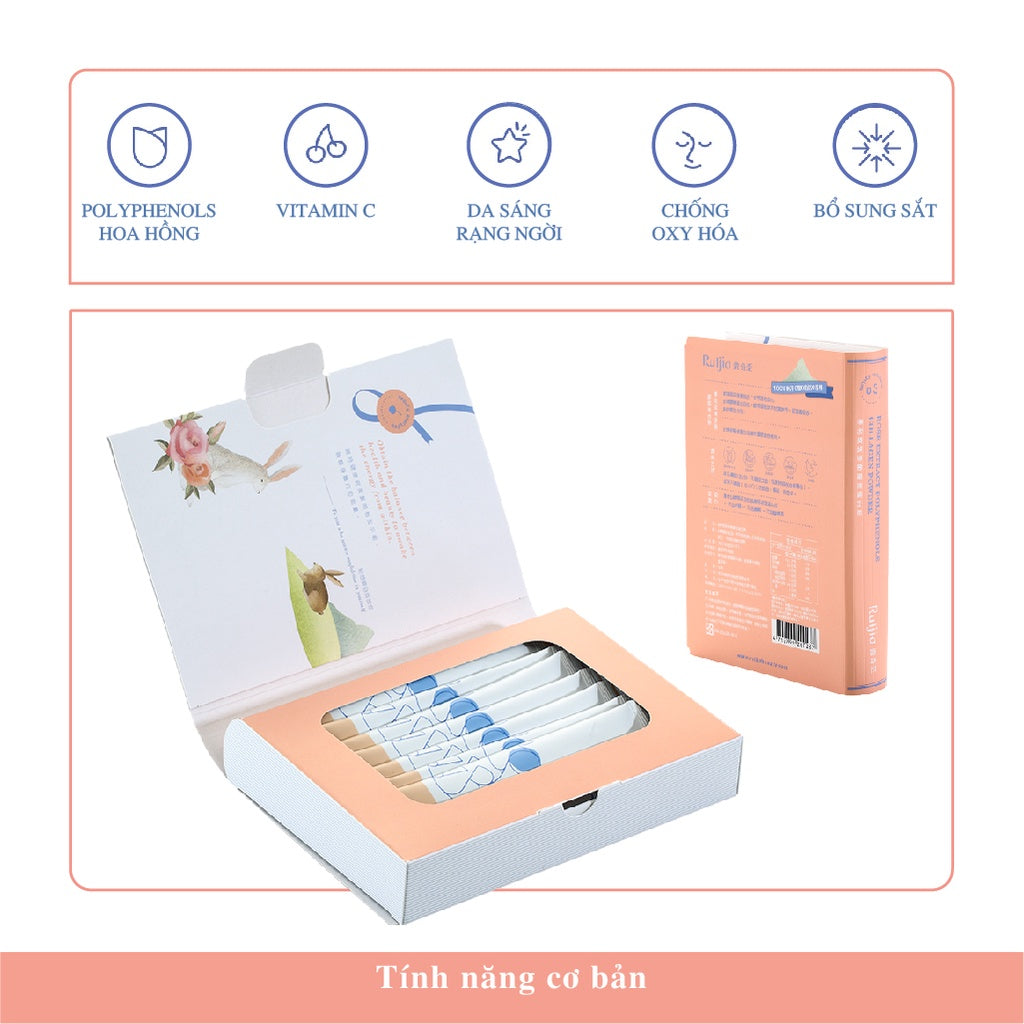 Bột Collagen Chiết Xuất Hoa Hồng(7 Ngày)