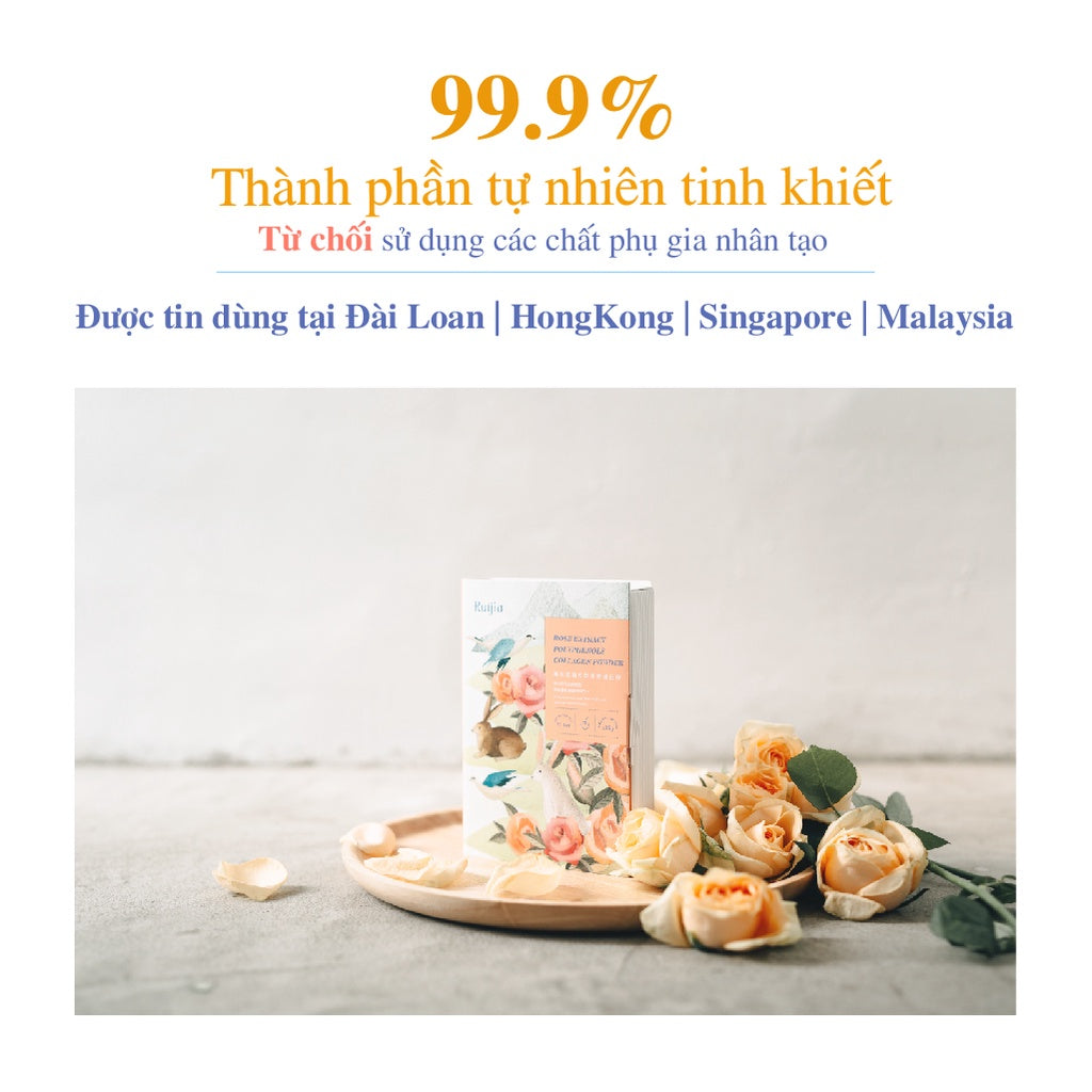 Bột Collagen Chiết Xuất Hoa Hồng(7 Ngày)