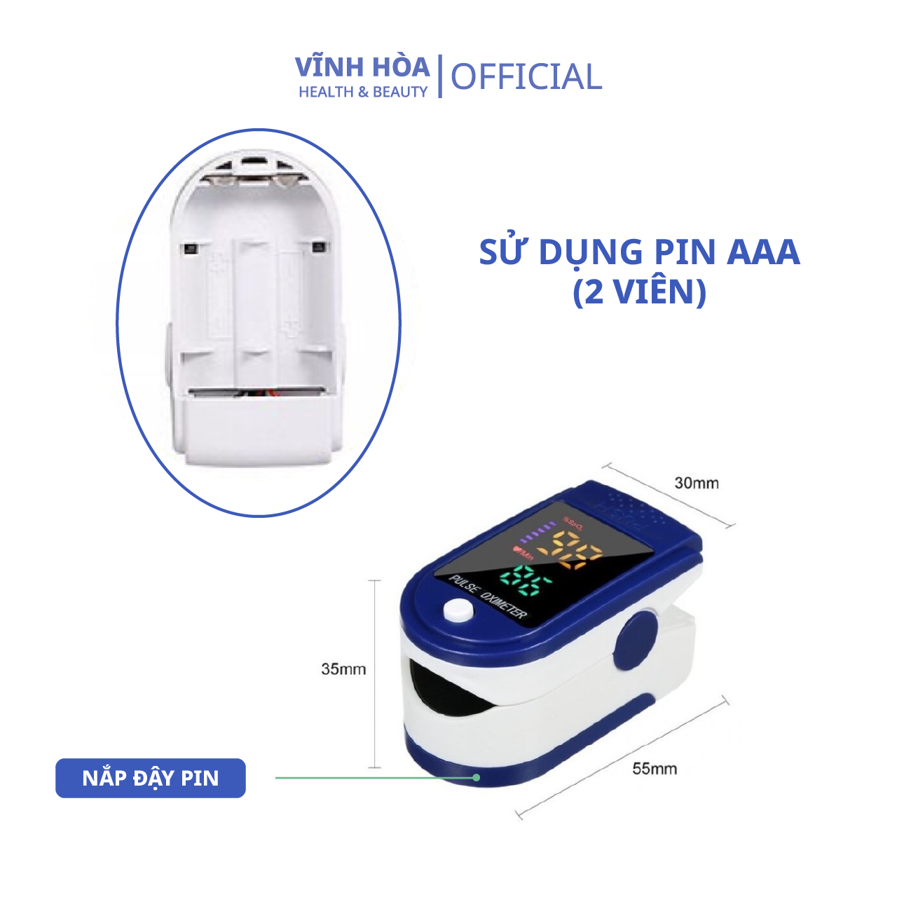 Máy đo SPO2, đo nhịp tim, đo nồng độ oxy trong máu