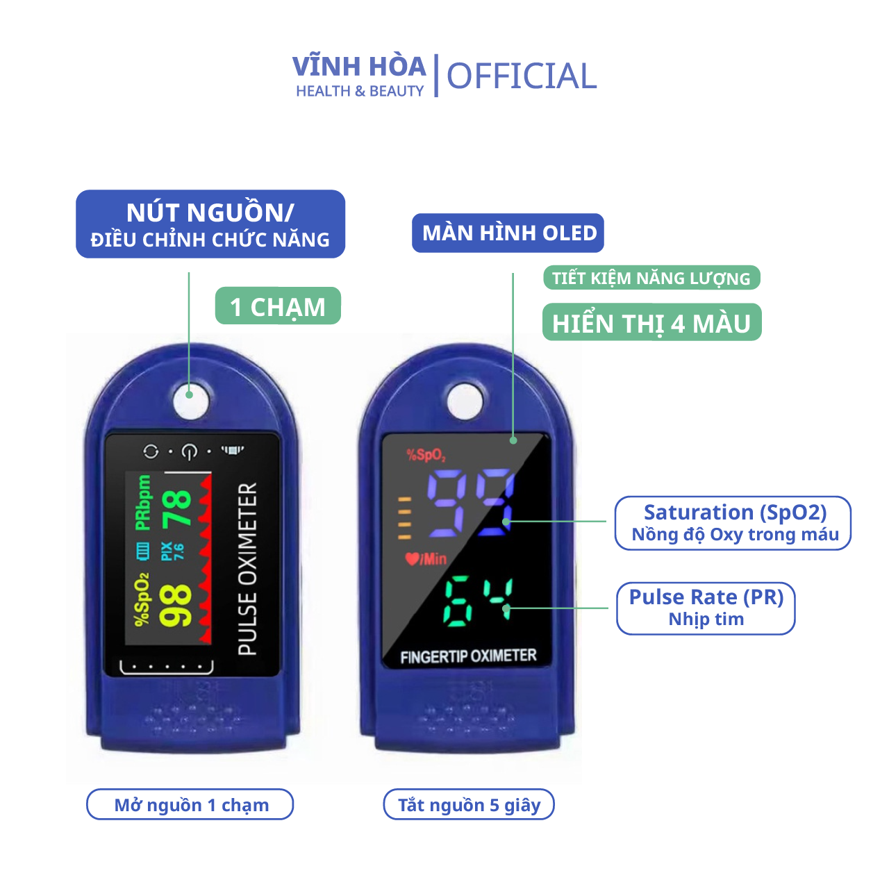 SPO2 meter, heart rate monitor, blood oxygen level measurement
